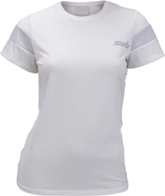 Swix Women's Motion Sport T-shirt Bright white Kortärmade träningströjor XL