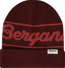 Bergans Bergans Juniors' Logo Beanie Amarone Red/Rusty Dust Luer OneSize