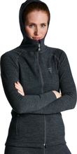Termo Women's Full-Zip Hoodie Grey Melange Undertøy overdel M