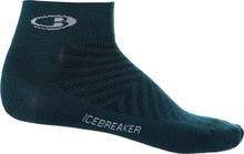 Icebreaker Icebreaker Men's Run+Ultralight Mini Green Glory/Snow Träningsstrumpor S