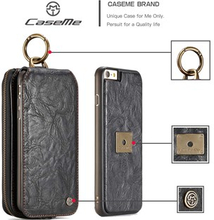 CaseMe Prime Læderpung med magnetisk Cover til iPhone 6/ iPhone 6s - Sort