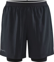 Craft Men's Adv Charge 2-In-1 Stretch Shorts Black Treningsshorts XXL