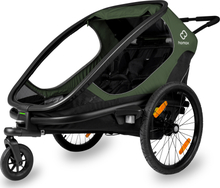 Hamax Outback (+ Bicycle Arm & Stroller Wheel) Green/black Sykkel- & barnevogner OneSize