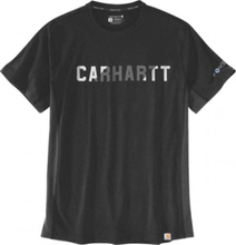 Carhartt Men's Force Flex Block Logo T-Shirt S/S Black T-shirts S