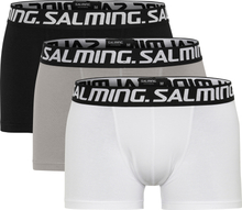 Salming Salming Men's Sam 3-Pack Boxer White/Zinc/Black Underkläder S