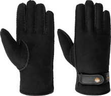 Stetson Stetson Men's Gloves Lambfur/Deerskin Black Vardagshandskar 9
