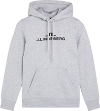 J.Lindeberg Women's Alpha Hood Stone Grey Melange Långärmade vardagströjor S
