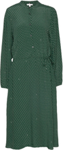 Vis Crepe Paisley Midi Dress Ls Dresses Shirt Dresses Grønn Tommy Hilfiger*Betinget Tilbud