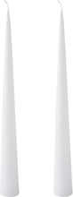 Hand Dipped Decoration Candles, 2 Pack Home Decoration Candles Pillar Candles White Kunstindustrien