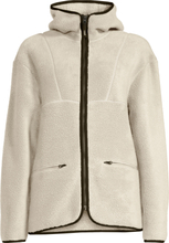 Casall Women's Pile Jacket Off white Mellomlag trøyer S