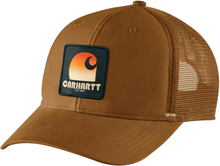 Carhartt Carhartt Canvas Mesh-Back C Patch Cap Carhartt® Brown Kepsar OS