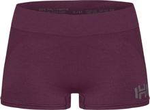 Hellner Hellner Women's Jertta Seamless Boxers Grape Wine Underkläder L/XL
