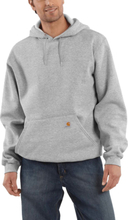 Carhartt Men's Hooded Sweatshirt Heather Grey Langermede trøyer S