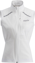 Swix Swix Women's Pace Wind Vest Bright white Ovadderade västar S