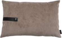 Fløjl Pudebetræk Home Textiles Cushions & Blankets Cushion Covers Beige Louise Smærup