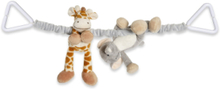 Diinglisar Wild Pram Hanger Elephant & Giraffe Baby & Maternity Strollers & Accessories Stroller Toys Grå Teddykompaniet*Betinget Tilbud