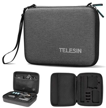 TELESIN GP-PRC-213 Mellemstørrelse bærbart stødsikkert kameratilbehør Bæretaske Opbevaringstaske med