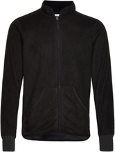 Fleece Jacket Sweat-shirts & Hoodies Fleeces & Midlayers Svart Bread & Boxers*Betinget Tilbud