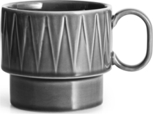 Coffee & More , Tea Mug Home Tableware Cups & Mugs Tea Cups Grå Sagaform*Betinget Tilbud
