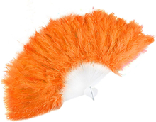 Fluffig Solfjäder - Orange
