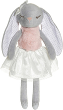 Ballerinas, Rabbit Kelly Toys Soft Toys Stuffed Animals Grey Teddykompaniet