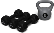 Classic Dumbbell 4Kg Accessories Sports Equipment Workout Equipment Gym Weights Svart Casall*Betinget Tilbud