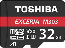 Toshiba Exceria M303-ea 32gb Micro-sdhc +adt 32gb Microsdxc Uhs-i Memory Card