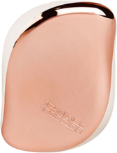 Tangle Teezer Compact Styler Ivory Rose Gold Accessories Hair Accessories Hairbrush Detangling Brush Nude Tangle Teezer*Betinget Tilbud