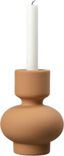 Candle Holder Sienna M Home Decoration Candlesticks & Tealight Holders Candlesticks Brun Byon*Betinget Tilbud
