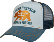 Stetson Stetson Men's Trucker Cap Bear Blue Fish Print Kepsar OneSize