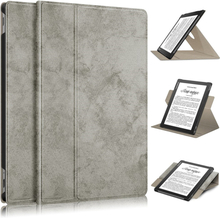 EIDERWOOD PocketBook InkPad Lite Læder Cover m. 360 Graders Ståfunktion & Penholder - Grå