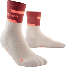 CEP CEP Women's Run Compression Mid Cut Socks 4.0 Red/Off White Träningsstrumpor 40-43