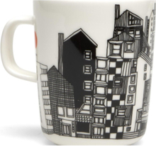 Siirtolapuutarha Mug Home Tableware Cups & Mugs Coffee Cups White Marimekko Home