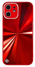 PHONESKIN til iPhone 11 CD Texture Glossy Gradient Stilfuldt cover PC + TPU + Hærdet glas Hybrid Mo