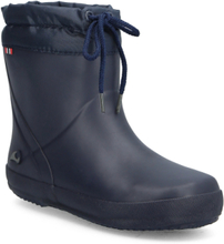 Alv Indie Warm Shoes Rubberboots High Rubberboots Lined Rubberboots Blå Viking*Betinget Tilbud