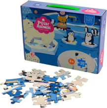 Puzzle "Penguins", 100 Pcs Toys Puzzles And Games Puzzles Classic Puzzles Multi/mønstret Magni Toys*Betinget Tilbud