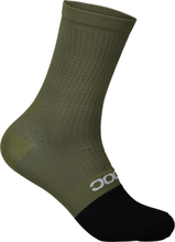 POC POC Flair Sock Mid Epidote Green/Uranium Black Träningsstrumpor Small/37-39