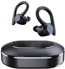 Q23 Headsets med ørekrog Vandtætte TWS trådløse Bluetooth-øretelefoner Sportsberøringsstyrede hørete