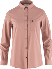 Fjällräven Women's Övik Lite Shirt Ls Dusty Rose Långärmade skjortor XS
