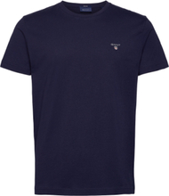 Original Ss T-Shirt Tops T-Kortærmet Skjorte Navy GANT