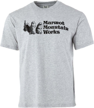 Marmot Marmot Men's Marmot Mountain Works Short-Sleeve T-Shirt Grey Kortermede trøyer S