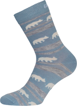 Gridarmor Gridarmor Striped Bear Merino Socks Blue Shadow Hverdagssokker 36-39