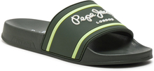 Sandaler och Slip-ons Pepe Jeans Slider Logo B PBS70054 Khaki