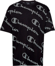 Champion Logo Print Tee Black