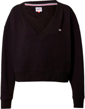 Tommy Hilfiger Women V-Neck Sweater Black