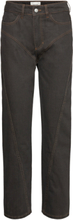 Naomi Trousers Bottoms Jeans Straight-regular Black HOLZWEILER