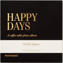Photo Album - Happy Days Black Home Decoration Photo Albums Black PRINTWORKS