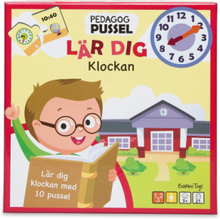Pussel Pedagog - Lära Sig Klockan Toys Puzzles And Games Puzzles Pedagogical Puzzles Multi/mønstret Barbo Toys*Betinget Tilbud