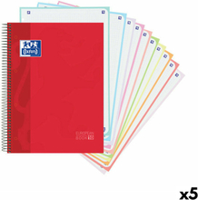 Anteckningsbok Oxford Europeanbook 10 School Classic Röd A4 150 Blad