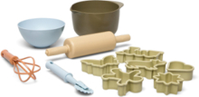 Bio Baking Set In Gift Box Toys Toy Kitchen & Accessories Toy Kitchen Accessories Gul Dantoy*Betinget Tilbud